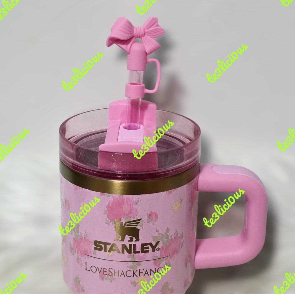 STANLEY x LOVE SHACK FANCY 20oz STAINLESS STEEL QUENCHER H2.0 FLOWSTATE TUMBLER - Picture 4 of 11